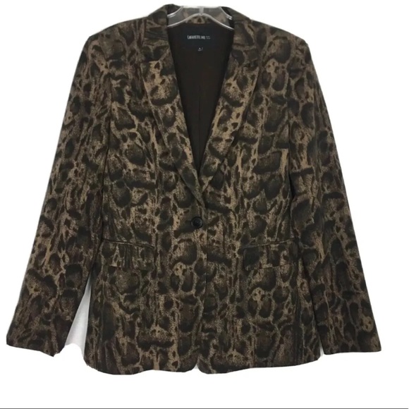 Lafayette 148 New York Jackets & Blazers - Lafayette 148 New York Leopard Wool Blazer Jacket